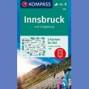 Innsbruck i okolice. Zestaw 2 map turystycznych 1:50 000