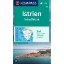 Istria (Istrien). Mapa turystyczna 1:75 000 laminowana.