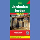 Jordania (Jordanien). Mapa samochodowa 1:700 000