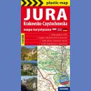 Jura Krakowsko-Częstochowska. Mapa turystyczna 1:50 000. plastic map