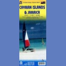 Kajmany, Jamajka (Cayman Islands, Jamaica). Mapa turystyczna 1:37 500/1:250 000.