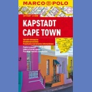 Kapsztad (Kapstadt, Cape Town). Plan miasta 1:15 000 laminowany.