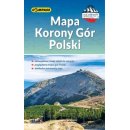 Mapa Korony gór polskich. Mapa turystyczna 1:35 000 - 1:52 000. 1:680 000