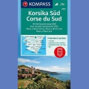Korsyka Południowa (Corse du Sud). Zestaw 3 map turystycznych 1:50 000.