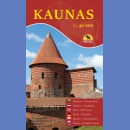Kowno (Kaunas). Plan miasta 1:40 000
