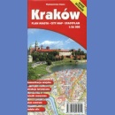 Kraków. Plan miasta 1:26 000