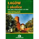 Łagów i okolice. Plan miasta 1:15 000, mapa okolic 1:50 000