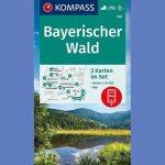 Las Bawarski (Bayerischer Wald). Zestaw 3 map turystycznych 1:50 000.