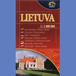 Litwa (Lietuva). Mapa drogowa 1:1 000 000.