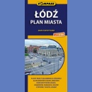Łódź. Plan miasta 1:22 500.