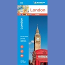 Londyn (London). Plan miasta 1:8 000.