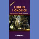Lublin i okolice. Mapa turystyczna 1:50 000.