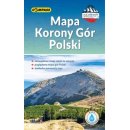 Mapa Korony gór polskich. Mapa turystyczna 1:35 000 - 1:52 000. 1:680 000. Laminowana