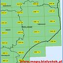 Mapa topograficzna 1:25 000. Układ 1965<BR>Woj. podlaskie, pow. hajnowski