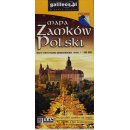 Mapa zamków Polski. Mapa turystyczno-samochodowa 1:900 000.