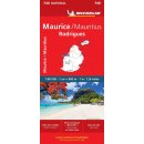 Mauritius (Maurice), Rodrigues. Mapa samochodowa 1:80 000.