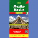 Meksyk (Mexico). Mapa samochodowa 1:1 500 000.