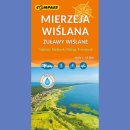 Mierzeja Wiślana, Żuławy Wiślane. Mapa turystyczna 1:55 000 laminowana.