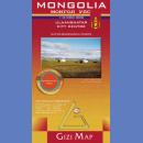 Mongolia. Mapa geograficzno-drogowa 1:2 mln.