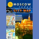 Moskwa (Moscow today). Plan miasta 1:12 500/1:44 000.
