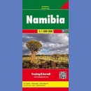 Namibia. Mapa samochodowa 1:1 000 000. 