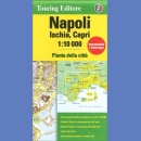 Neapol (Napoli). Ischia, Capri. Plan 1:10 000.
