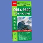 Orla Perć i Tatry polskie. Mapa turystyczna 1:5 000/1:30 000 laminowana.