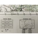 Osie N-34-085-A,B. Mapa topograficzna 1:50 000 Układ UTM