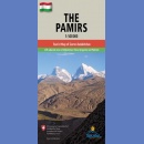 Pamir (The Pamirs). Mapa turystyczna 1:500 000
