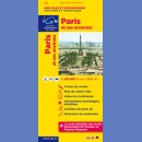 Paryż i okolice (Paris et ses environs). Mapa turystyczna 1:80 000
