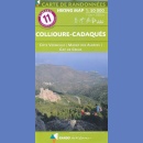 Pireneje (11). Collioure-Cadaques. Mapa turystyczna 1:50 000.
