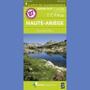 Pireneje (7). Haute-Ariege. Mapa turystyczna 1:50 000.