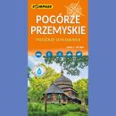 Podgórze Przemyskie, Pogórze Dynowskie. Mapa turystyczna 1:50 000 laminowana.