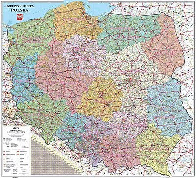 Granice polski mapa