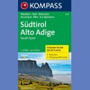 Południowy Tyrol (Südtirol/Alto Adige). Zestaw 4 map turystycznych 1:50 000