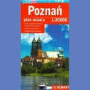 Poznań. Plan miasta 1:20 000. Plastik