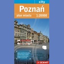 Poznań. Plan miasta 1:20 000