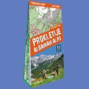 Prokletije i Durmitor. Alpy Albanii i Czarnogóry. Mapa trekkingowa 1:65 000