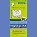 Prowansja. Camargue (Provence, Camargue). Mapa turystyczna 1:160 000.
