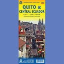 Quito, Ekwador północny. Plan 1:12 400, Mapa drogowa 1:600 000.