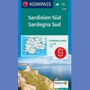 Sardynia Południowa (Sardinien Süd). Zestaw 4 map turystycznych 1:50 000.