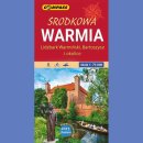 Środkowa Warmia. Lidzbark Warmiński, Bartoszyce i okolice. Mapa turystyczna 1:75 000.