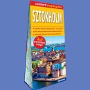 Sztokholm (Stockolm). Plan centrum 1:10 000. comfort! map & guide 