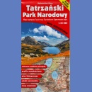 Tatrzański Park Narodowy. Mapa turystyczna 1:30 000 laminowana.
