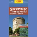 Tessaloniki (Saloniki). Plan miasta 1:9 500