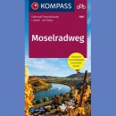 Trasa Rowerowa Mozeli (Moselradweg): Perl-Trier-Koblenz. Mapa rowerowa 1:50 000