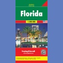 USA: Floryda (Florida). Mapa samochodowa 1:500 000.
