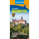 Wałbrzych. Plan miasta 1:14 000. Powiat wałbrzyski 1:45 000.