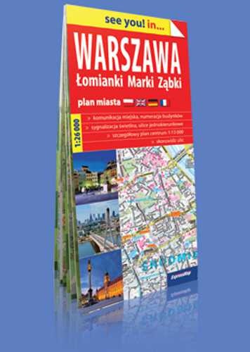 Warszawa Plan Miasta 126 000 Mapy Internetowa Księgarnia Turystyczna 3920