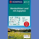 Werdenfelser Land, Zugspitze. Mapa turystyczna 1:25 000